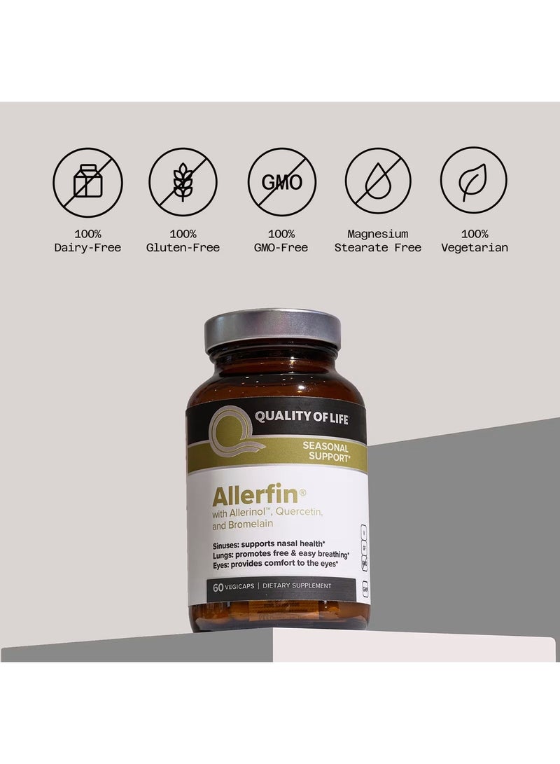 Quality of Life, Allerfin, 60 Vegicaps - Image 5