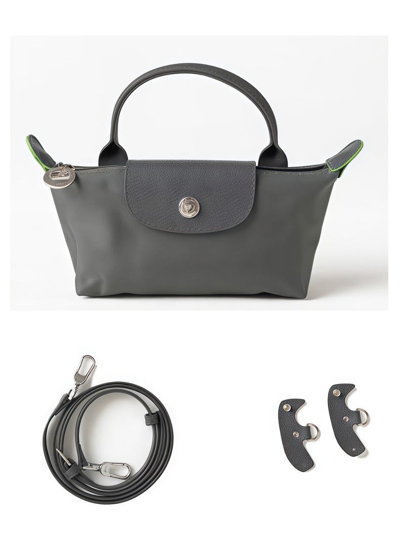 لونج شامب Longchamp Le Pliage مصغر حزام الكتف أزياء النساء الكلاسيكية متعددة الاستعابات حقيبة صغيرة ماكياج، حقيبة يد، حقيبة كتف، حزام كتف - Image 1