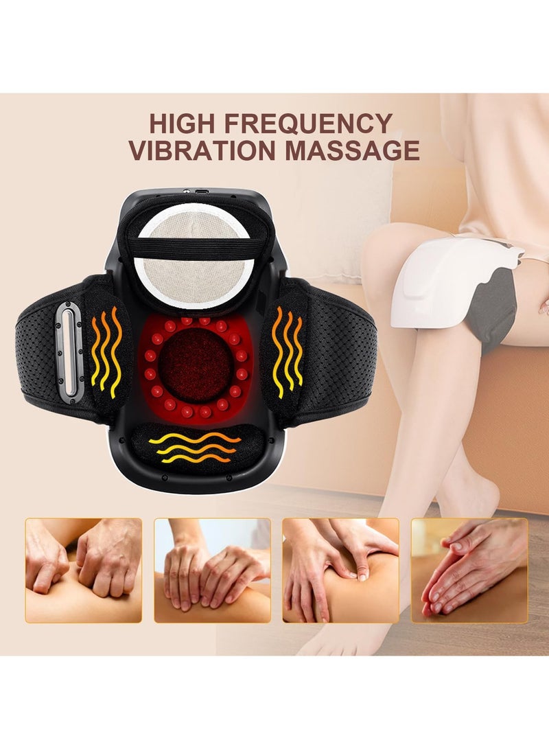 general Knee massager LED screen Infrared heating vibrating massager Heating and kneading Wearable rechargeable electronics Swelling Joint stiffness Ligament stretching and muscle damage - Image 2