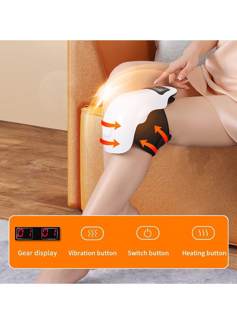 general Knee massager LED screen Infrared heating vibrating massager Heating and kneading Wearable rechargeable electronics Swelling Joint stiffness Ligament stretching and muscle damage - Image 3