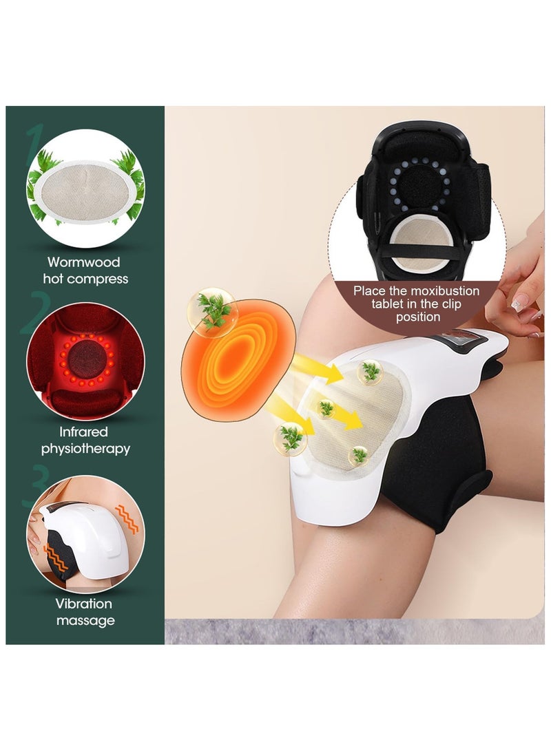 general Knee massager LED screen Infrared heating vibrating massager Heating and kneading Wearable rechargeable electronics Swelling Joint stiffness Ligament stretching and muscle damage - Image 4