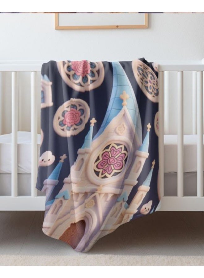 general Baby and children's cartoon flannel thin blanket (warm and comfortable, suitable for sleep, game use) 70cm*100cm - Image 2