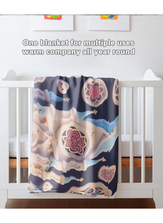 general Baby and children's cartoon flannel thin blanket (warm and comfortable, suitable for sleep, game use) 70cm*100cm - Image 4