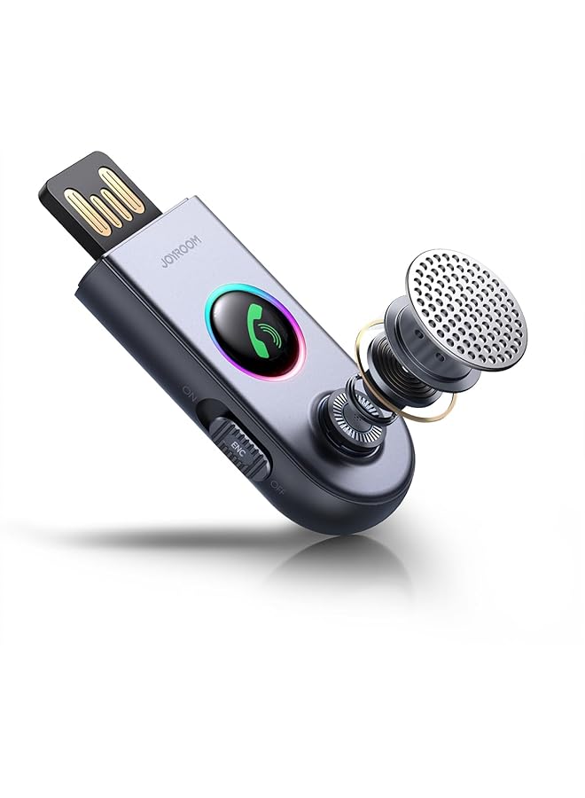 Joyroom Jr-Cb6 Car-B Series Enc Wireless Receiver, Dark Grey - Image 2