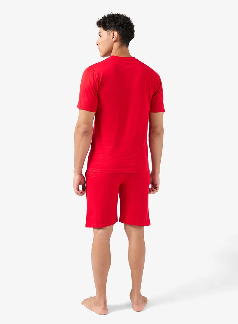 روبرت وود طقم بيجامة تي شيرت وشورت