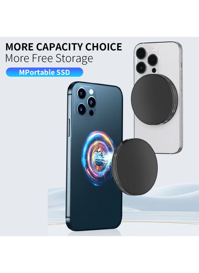 Generic SSD Magnetic Circular Line Charging Mobile Hard Disk 1TB/2TB/4TB/8TB Products-Capacity:Exclusive For 16tb (no Delivery If Not Consulted Customer Service)-Interface:TYPE-C  - Image 1