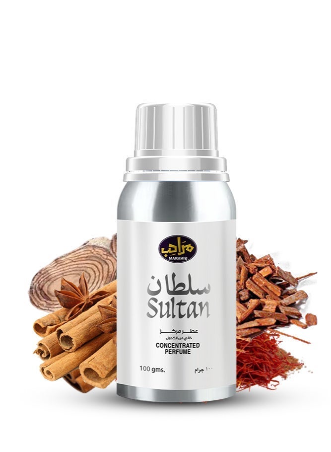 مرَاحِب سلطان زيت عطري فاخر قوي رائحة شرقية ملكية بثبات طويل إعادة التعبئة والبيع والإهداء - Image 2