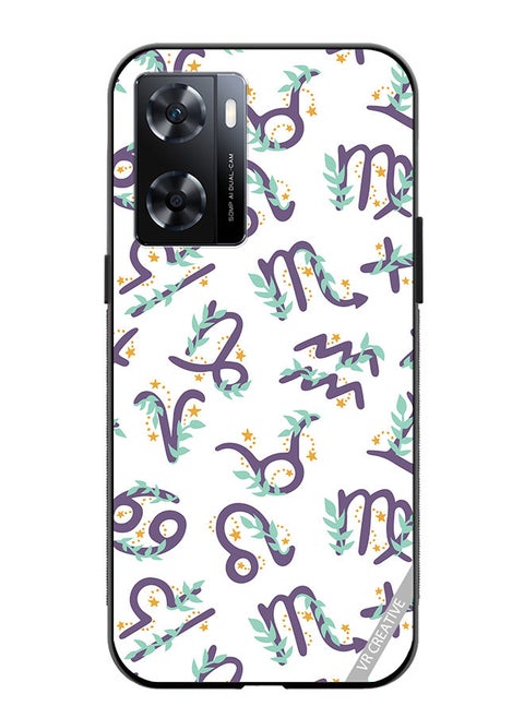 Protective Case Cover For OnePlus Nord N20 SE Cute Vector Pattern With Zodiac Sign Design Multicolour