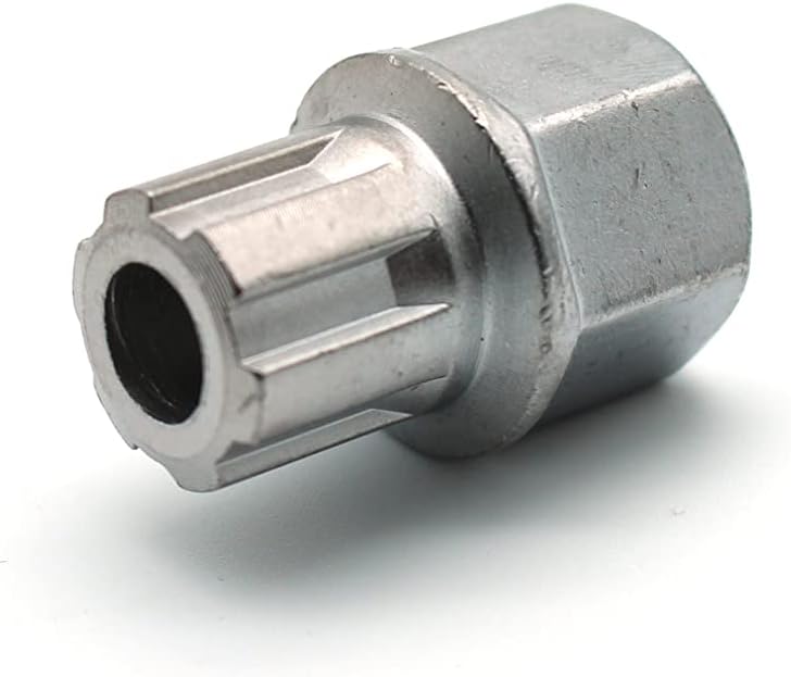 TEMO 51/6Pt Wheel Lock Lugnut Anti-Theft Lug Nut Screw Removal Key Socket S3057 for Vw Audi - Image 1
