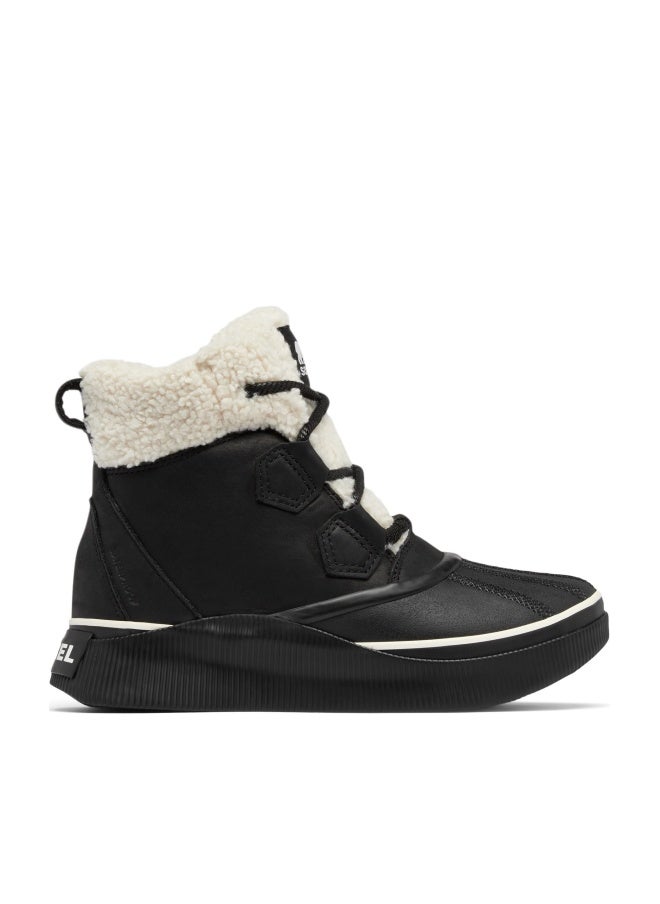 SOREL Women's Out N About lV Chillz Waterproof Boot - Black, Chalk - 7 - Image 1