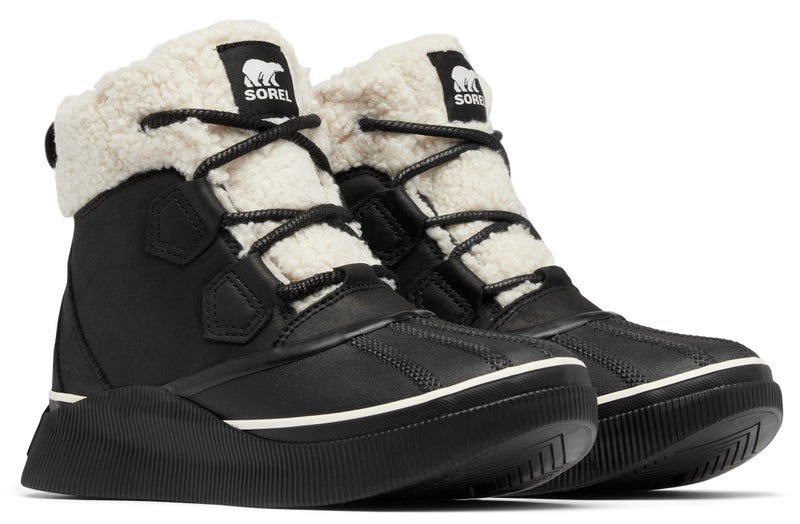 SOREL Women's Out N About lV Chillz Waterproof Boot - Black, Chalk - 7 - Image 3