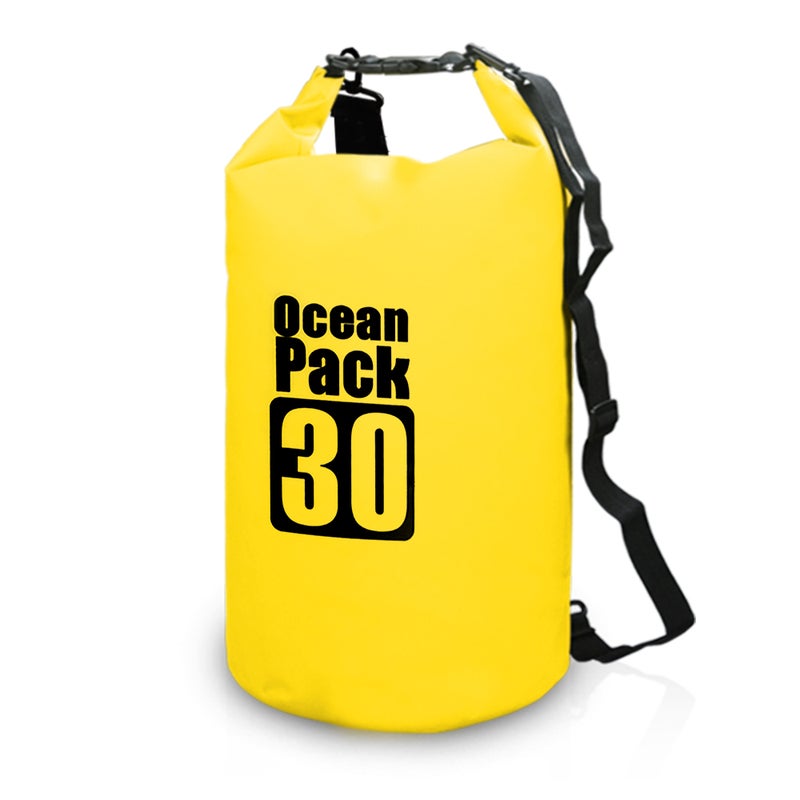 10L / 15L / 20L / 30L Outdoor Waterproof Dry Backpack Water Floating Bag Roll Top Sack for Kayaking Rafting Boating River Trekking - Image 1