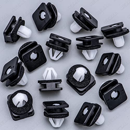 Rexka 15pcs A Pillar Trim Hardware Windshield Moulding Retaining Clips Compatible with Ford Explorer 2011-2019 BB5Z-78519R44-A BB5Z78519R44A - Image 5