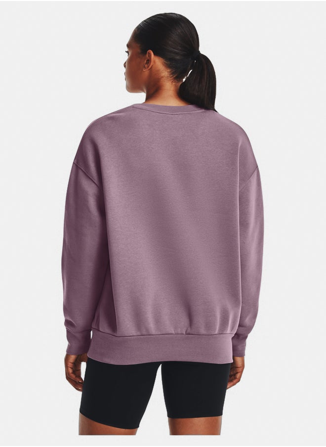 UNDER ARMOUR Essential Fleece Oversized Crewneck Sweatshirt  - Image 2