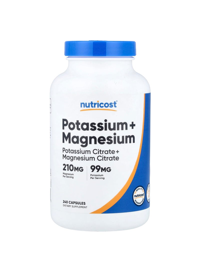 Potassium + Magnesium, 240 Capsules