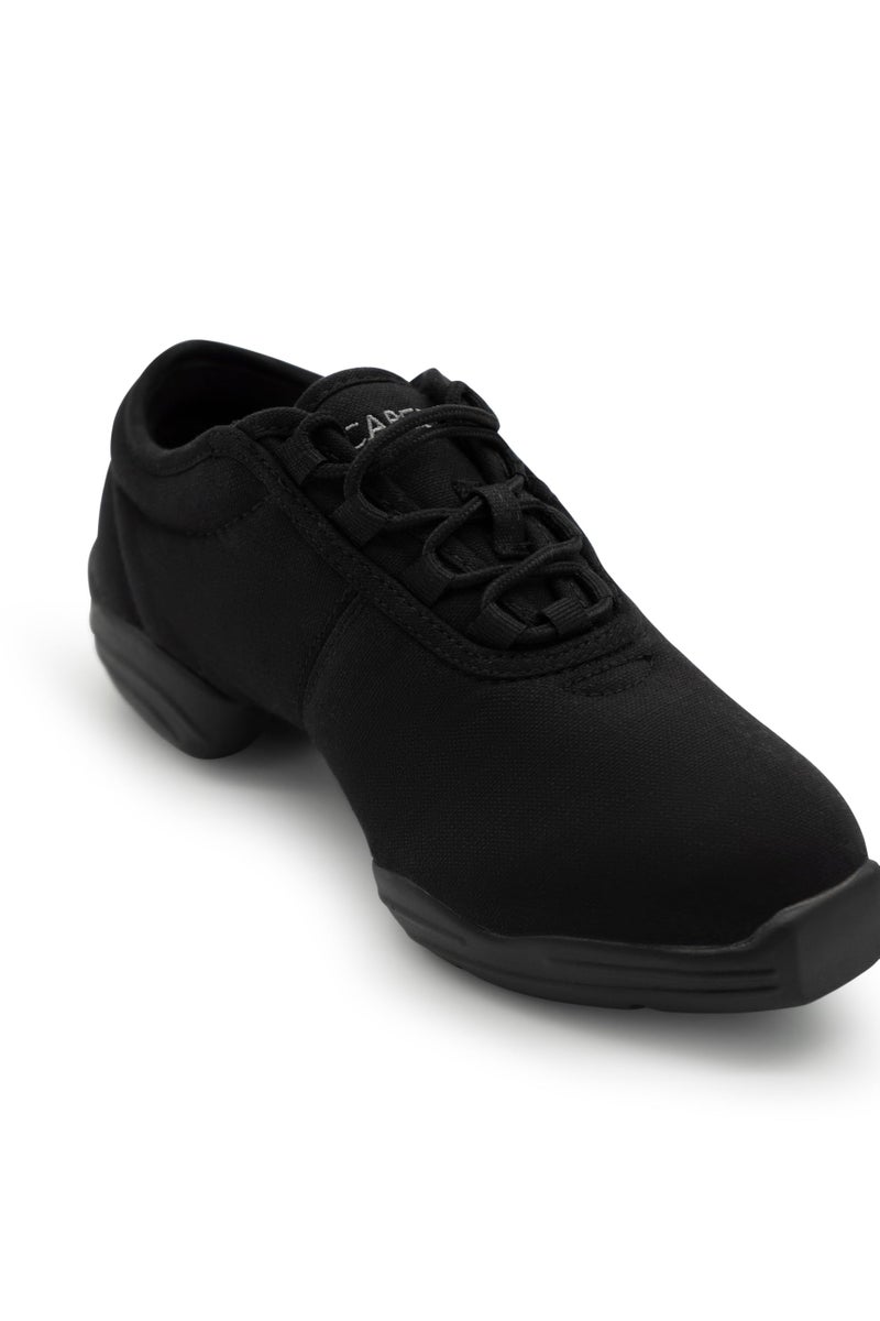 Capezio womens Canvas Sneaker dance shoes, Black, 12 US - Image 1