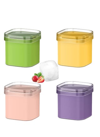 Silicone Ice Cube Molds with Lid, Large Ice Molds, Easy Release single Ice Cube Maker, Freezer Ice Cube Tray with Lid, Square Ice Molds for Cocktails Juice Coffee (1.7In Cube Ice) - pzsku/ZC545E1018A04594BF09EZ/45/_/1698647842/d4e72617-f837-45fb-873b-1cac3dffe747