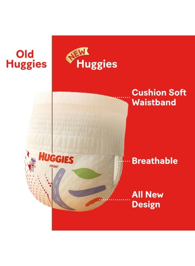 Huggies Complete Comfort Wonder Pants | Pant Style Baby Diapers Medium Size (M), 100 Count | India's Fastest Absorbing Diaper, Prevents Diaper Rash, Ideal for 7 to 12 Kgs (50 Count, Pack of 2) - Image 2