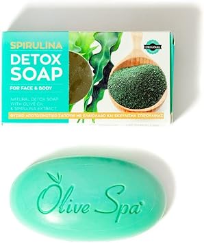 Olive Spa Spirulina Detox Soap 90gr - Image 2