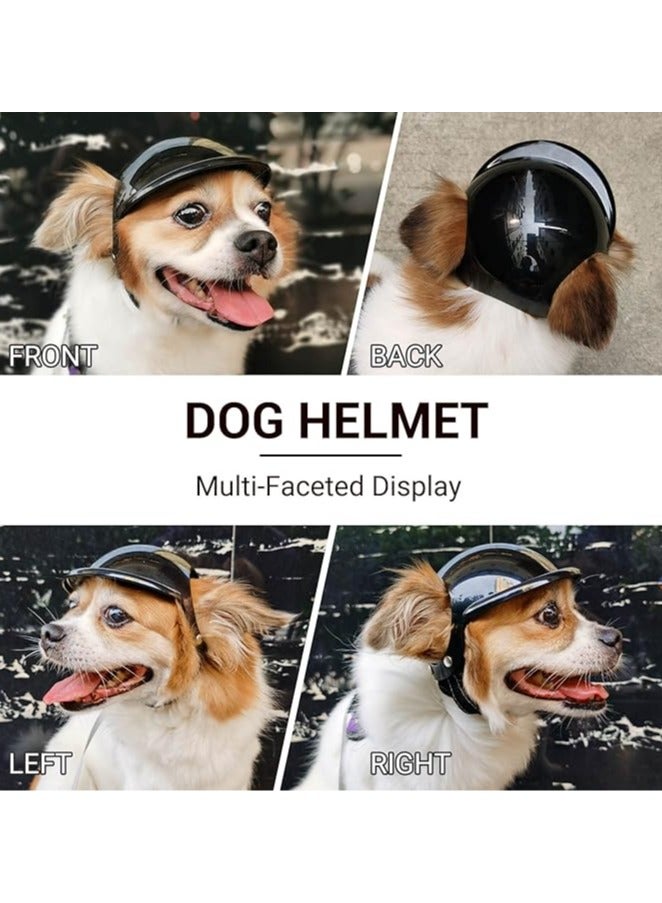 general Medium Pet Dog Helmet with Ear Hole Motorcycle Dog Helmet Multi-Sport Dog Hard Hat Outdoor Bike Doggy Cap for Dogs - Image 2