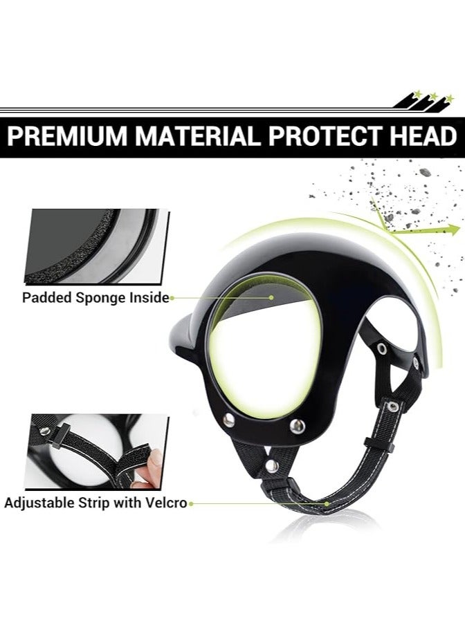 general Medium Pet Dog Helmet with Ear Hole Motorcycle Dog Helmet Multi-Sport Dog Hard Hat Outdoor Bike Doggy Cap for Dogs - Image 3