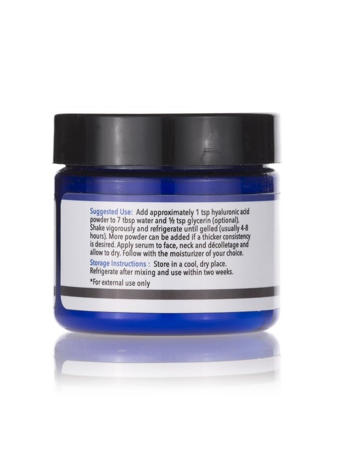 Bos Essentials - Pure Hyaluronic Acid Serum Powder | 100% Natural | High Molecular Weight | Locks In Moisture And Creates Full Youthful Skin Makes 50+ Ounces Of Anti Aging Hyaluronic Acid Serum - Image 1