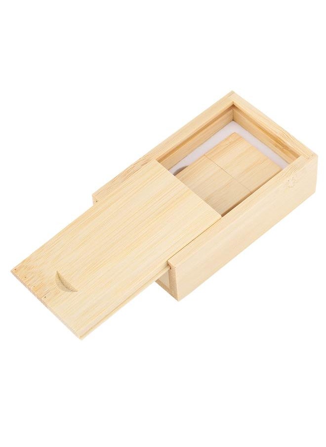 Thoraya Wooden Long Shape Flash Drives Storage USB 2.0 U Disk Memory Stick (8G)  - Image 1