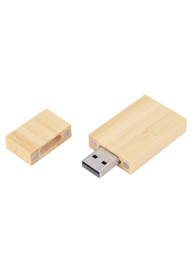 Thoraya Wooden Long Shape Flash Drives Storage USB 2.0 U Disk Memory Stick (8G)  - Image 2