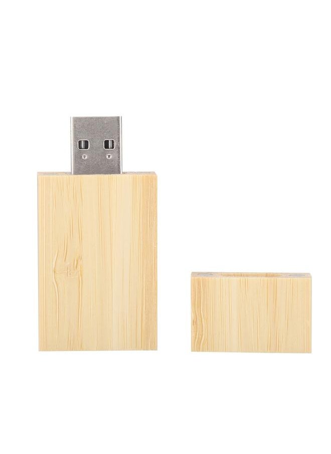 Thoraya Wooden Long Shape Flash Drives Storage USB 2.0 U Disk Memory Stick (8G)  - Image 3