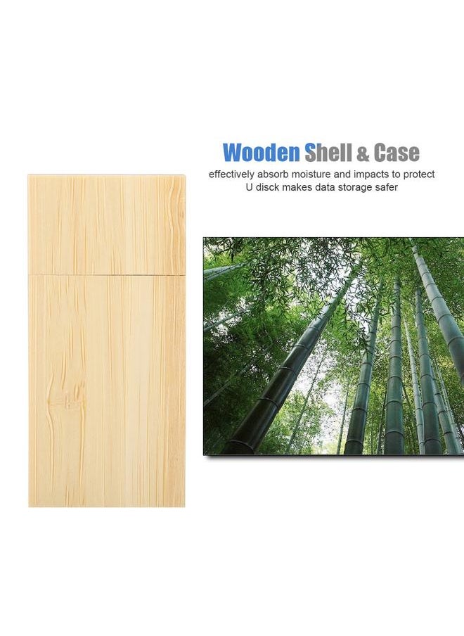 Wooden Long Shape Flash Drives Storage USB 2.0 U Disk Memory Stick (8G)