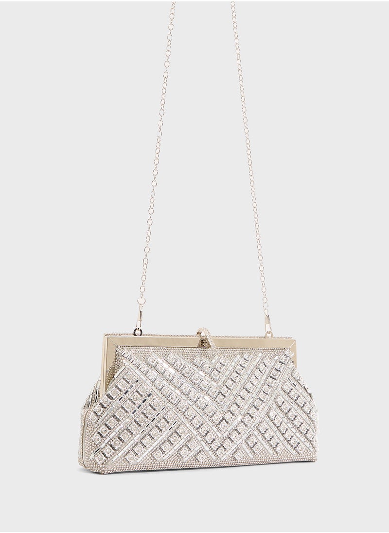 Khizana Ladies Sparkly Clutch Bag  - Image 3