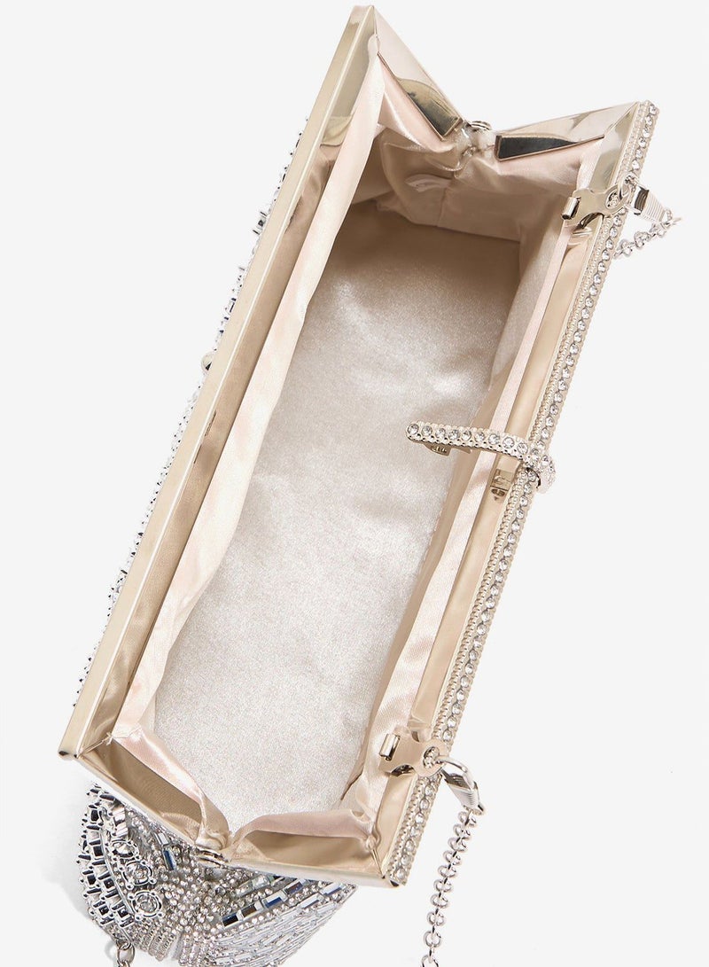 Khizana Ladies Sparkly Clutch Bag - Image 5