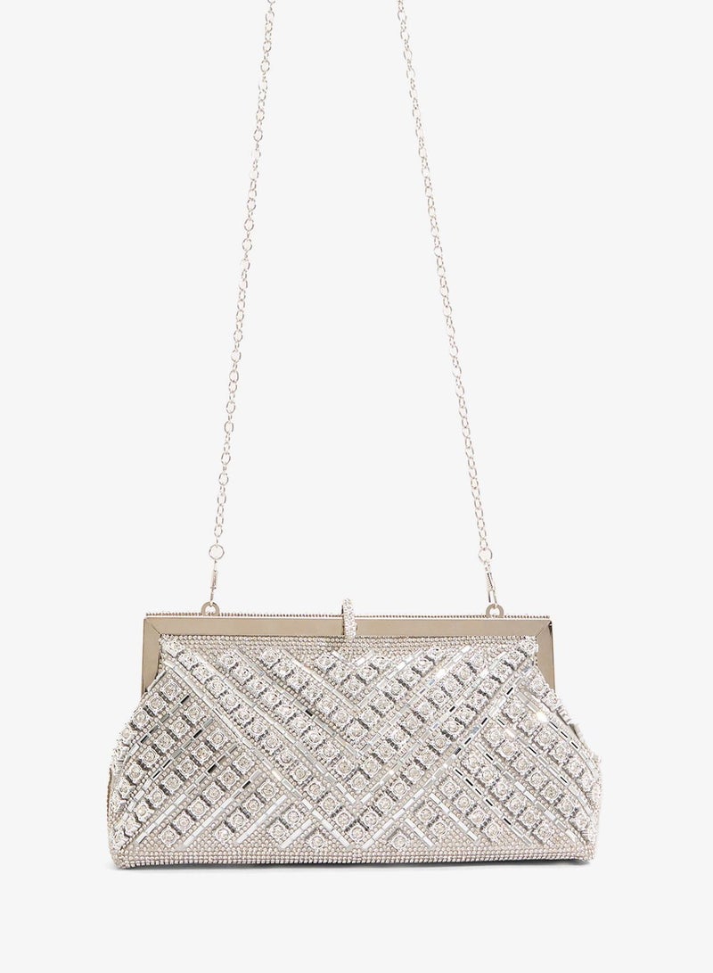 Khizana Ladies Sparkly Clutch Bag - Image 1