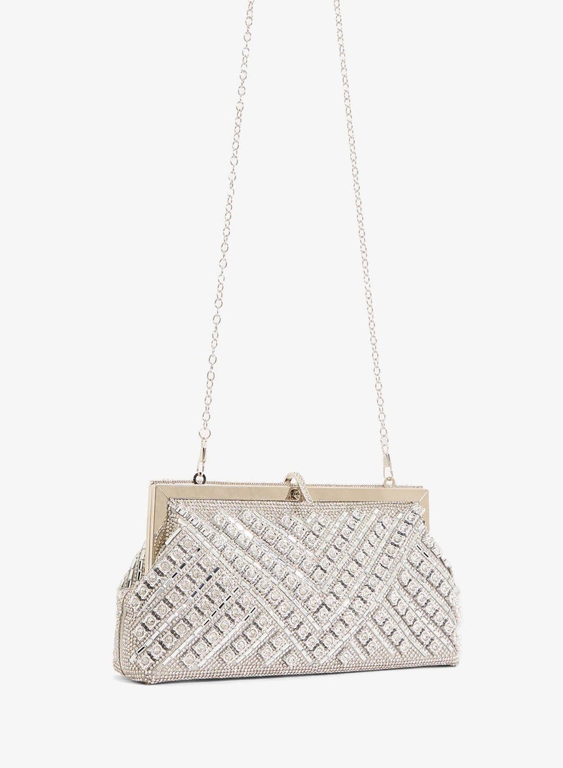 Khizana Ladies Sparkly Clutch Bag - Image 3