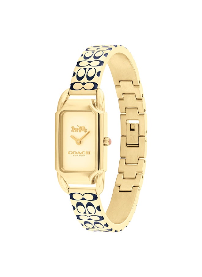 COACH - ساعة يد نسائية من الستانلس ستيل بعقارب مستطيلة الشكل 14504193 - 17.5 ملم - Image 1