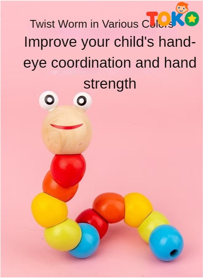 توكو ٥ قطع ألعاب تعليمية مبكرة للأطفال | ألعاب حسية تنموية | للأعمار ١ ٢ ٣+ سنوات | ألعاب مونتيسوري | هدية للأولاد والبنات - Image 3