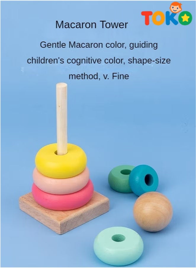 توكو ٥ قطع ألعاب تعليمية مبكرة للأطفال | ألعاب حسية تنموية | للأعمار ١ ٢ ٣+ سنوات | ألعاب مونتيسوري | هدية للأولاد والبنات - Image 4