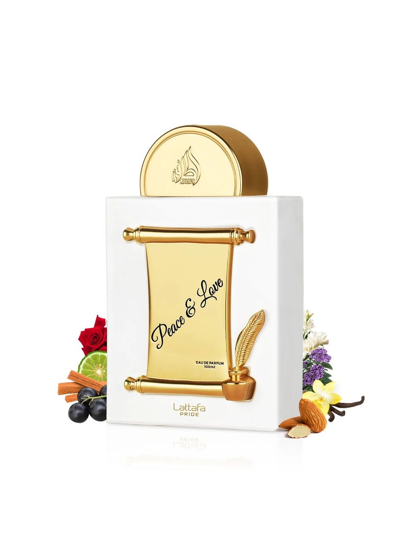Lattafa Pride Peace & Love Eau de Parfum for Unisex 100 ml - Image 2