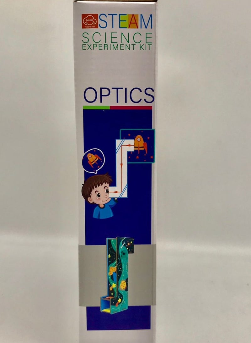 TOY GARDEN STEAM Optics Science Experiment Kit 4-in-1: Hands-On Learning with Pinhole Imaging, Space Slide Projector, Binoculars, and Periscope for Kids Aged 8+ to Explore Physics and Engineering Concepts - Image 3