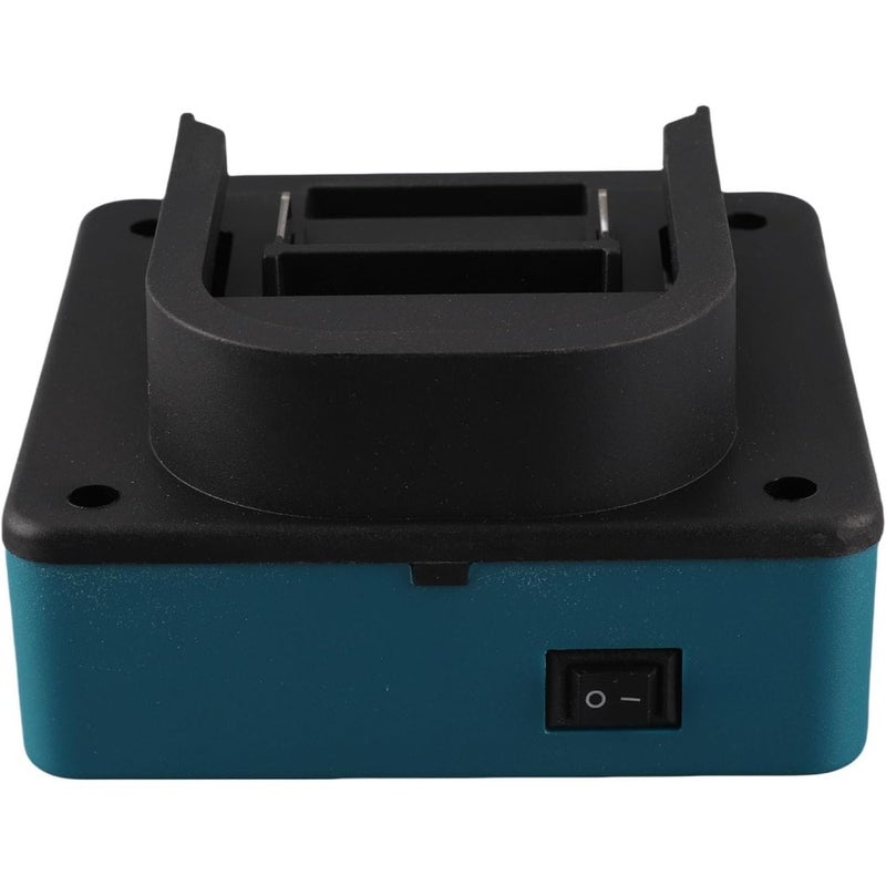 200W DC18V-21V Outdoor Generator Battery Converter with 2 USB Ports LED Indicator AC Outlet DC to AC Power Inverter for Charging Electronics - Home, Travel, Camping - Image 5