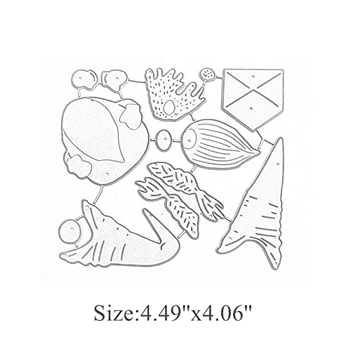 hinana 3pcs Christmas Gnomes Metal Die Cuts, Cute Tree Letters Cheerful Santa Cutting Dies Cut Stencils for DIY Scrapbooking Photo Decorative Embossing Paper Card Making - Image 2