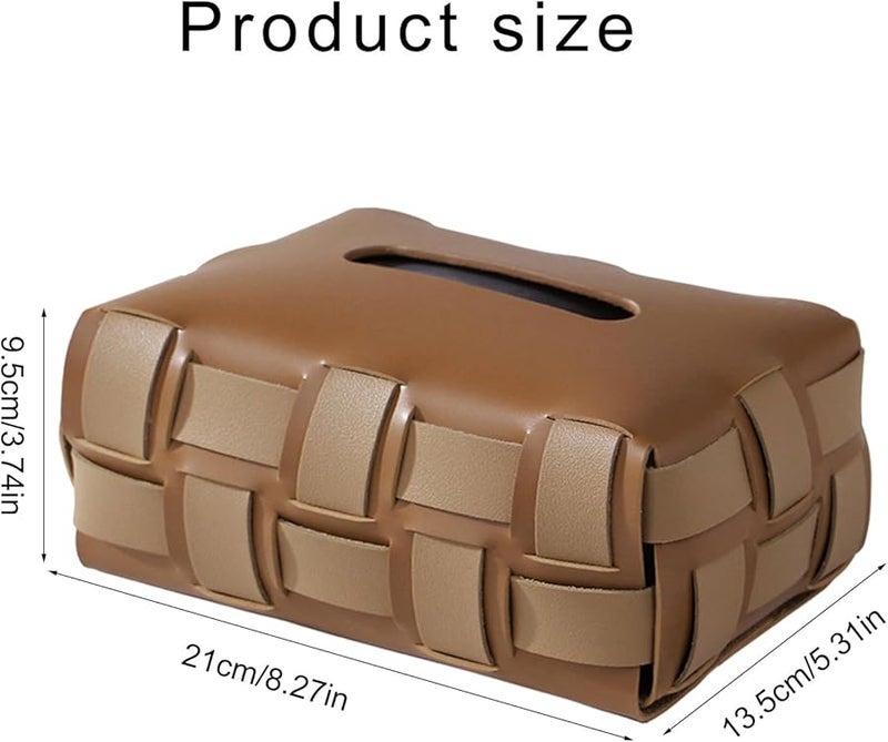 Double Compartment Tissue Dispenser Holder Creative Paper Storage Case Color C - Image 5