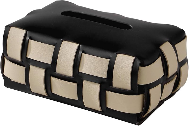 Double Compartment Tissue Dispenser Holder Creative Paper Storage Case Color C - Image 1