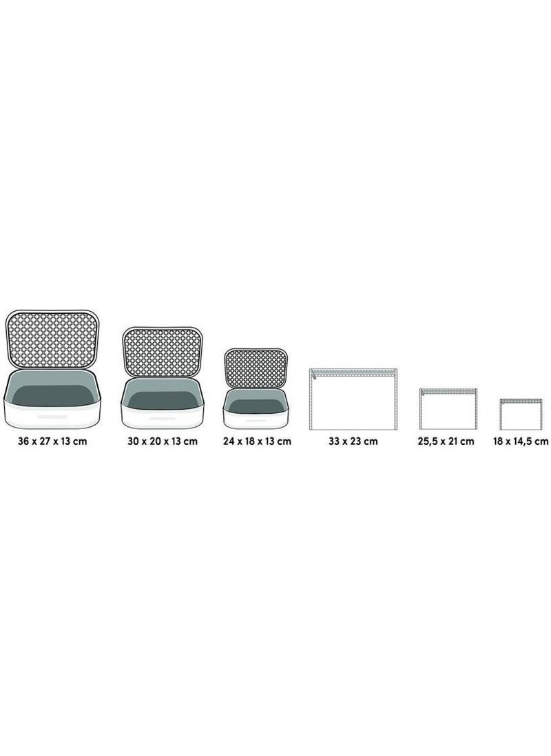 Easyso Set of 6 Luggage Foldable Luggage Organizer Travel Set Luggage Accessory Protecting Things  - Image 2