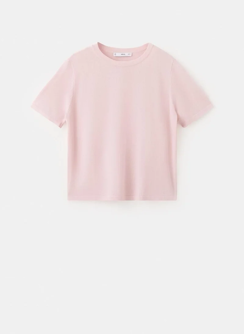 MANGO  Short-sleeved knitted sweater for Women | Best Price UAE