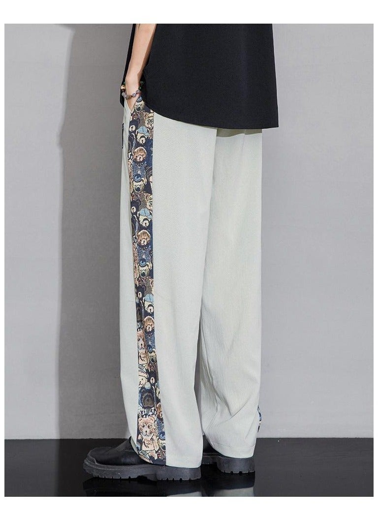 Fashionable Men's Easy To Match With Casual Straight Leg Pants  - Image 3