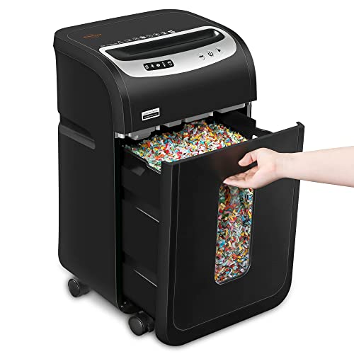 VidaTeco 18-Sheet Paper Shredder for Home Office Heavy Duty with 60 Mins Running Micro Cut, US Patented Cutter, Shred CD/Card with 7.9 Gal Extra Large Bin, AUTO Jam Proof(ETL) - Image 1