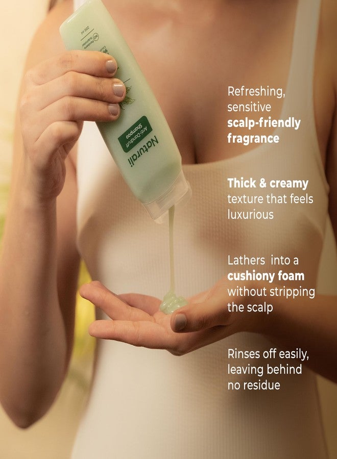 Naturali Anti Dandruff Shampoo with Sage & Salicylic Acid | No Sulphate No Paraben Shampoo | Calms Itchy Scalp | Exfoliates flaky scalp | Soothes Inflammation | 370 ml - Image 4