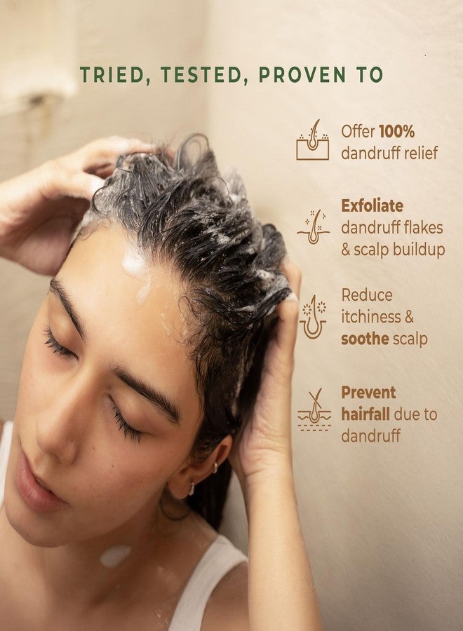 Naturali Anti Dandruff Shampoo with Sage & Salicylic Acid | No Sulphate No Paraben Shampoo | Calms Itchy Scalp | Exfoliates flaky scalp | Soothes Inflammation | 370 ml - Image 2