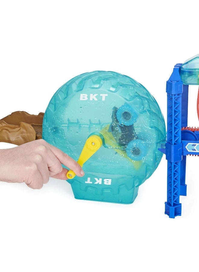 Monster Jam 1:64 Megalodon Monster Car Wash Playset - Image 3